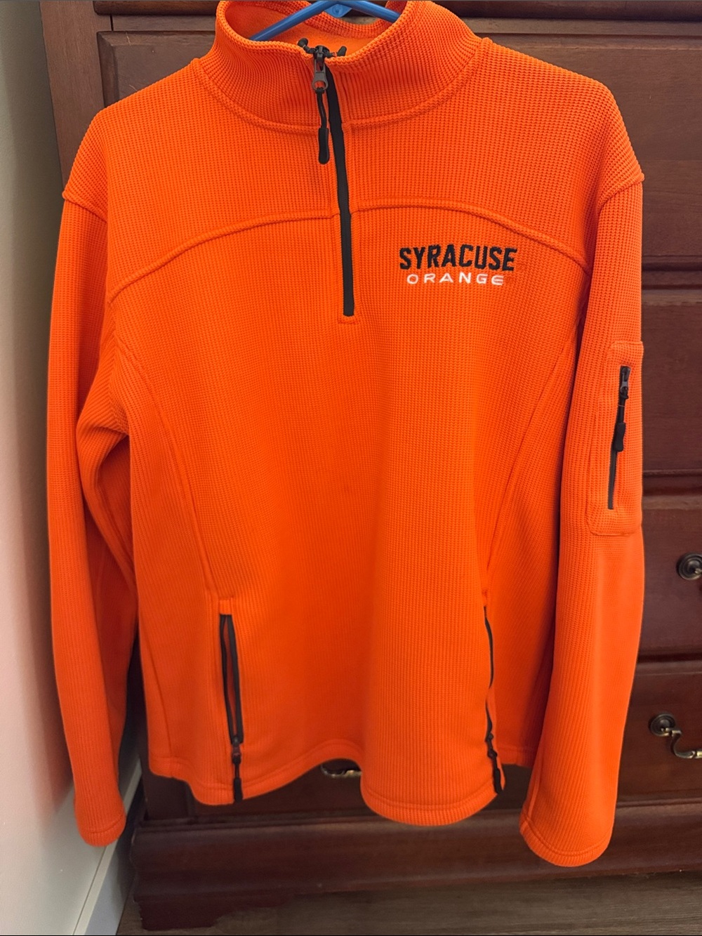 Campus Heritage Orange Fleece Half-Zip Pullover